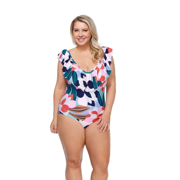 Raisins Curve Other - 🌹NEW - One Piece in Multi-Colored Ruffles